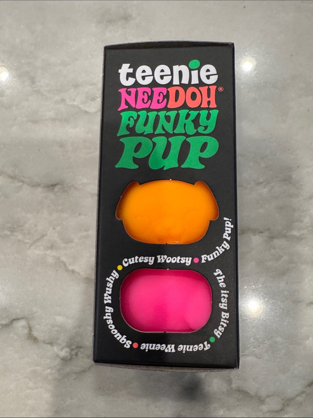 Teenie Needoh Funky Pup 3-Pack Kids Toy - Purple, Orange, Pink - Picture 5 of 5